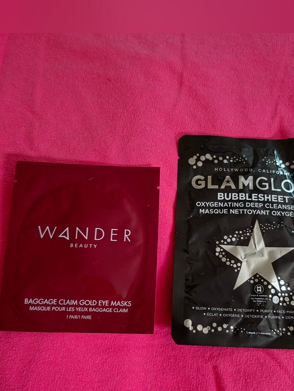 Wander Beauty Eye Mask & GLAMGLOW BubbleSheet Mask